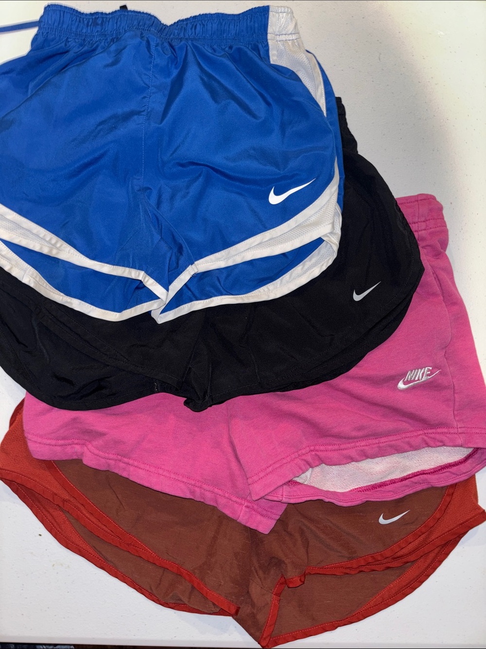 Nike Athletic Shorts - Blue, Black, Pink, Red-Brown